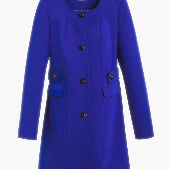 Chicos Blue Duster Coat - Picture 3 of 16